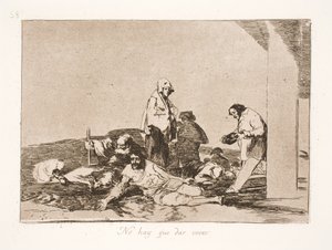 Hva er nytten av å klage (58) av Francisco de Goya