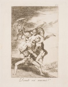 Hvor skal mamma? av Francisco de Goya