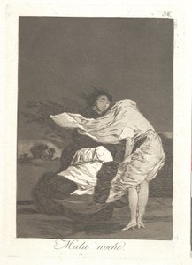 I nattens mørke av Francisco de Goya