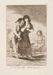 Ikke engang på denne måten kjenner han henne av Francisco de Goya