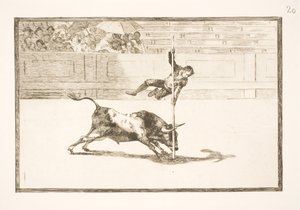 Juanito Apiñanis smidighet og vågemot i Madrid-arenaen av Francisco de Goya