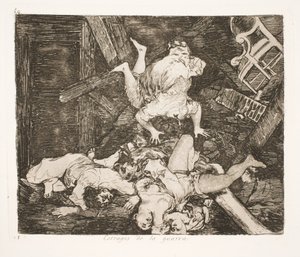 Krigens redsler (30) av Francisco de Goya