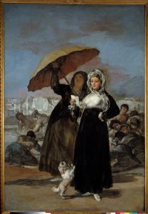 Brevet eller det unge maleriet av Francisco de Goya (1746-1828) 1814 Søn. 1,81x1,25 m Lille, Museum of Fine Arts av Francisco de Goya