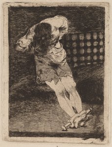 Sikkerheten til en fange krever ikke pine (The Custody of a Criminal Does Not Call for Torture av Francisco de Goya