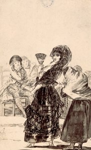 Los caprichos: "Måtte Gud tilgi henne, hun var hennes mor" av Francisco de Goya