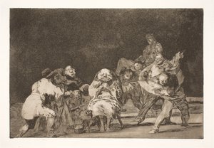 Lojalitet (den som ikke liker deg vil ærekrenke deg gjennom sladder) av Francisco de Goya