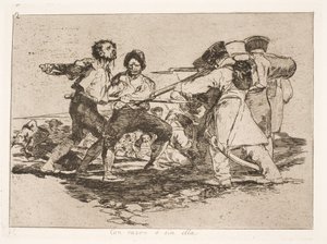 Med grunn eller uten (2) av Francisco de Goya