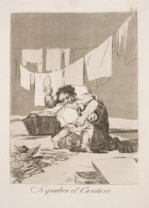 Når du har knust glasset av Francisco de Goya