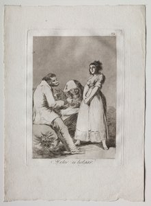 Ochenta Caprichos: Det er bedre å være lat av Francisco de Goya