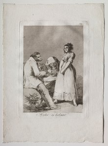 Ochenta Caprichos: Det er bedre å være lat, 1793-1798. av Francisco de Goya