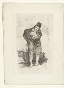 Gammel tyrefekter El embozado av Francisco de Goya