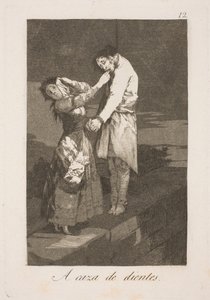 På jakt etter tenner av Francisco de Goya