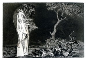 Fryktens gåte, 1819-1823 av Francisco de Goya