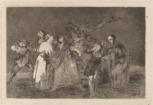 De helbreder stikk, men ikke vonde ord (sår leges raskere enn forhastede ord) av Francisco de Goya