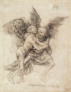 Se quieren mucho (De elsker hverandre veldig mye) av Francisco de Goya