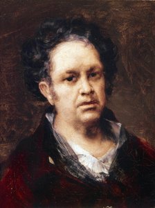 Selvportrett 69 år (olje på lerret av Francisco de Goya