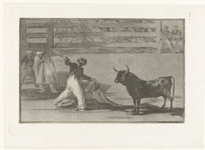 Stierenvechter møtte banderilla Opprinnelsen til harpunene eller banderillaene Stierenvechten (serietittel) Tyrefekting (serietittel) av Francisco de Goya