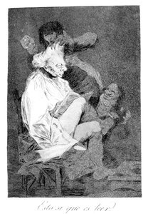 Det er absolutt å kunne lese, 1799 av Francisco de Goya