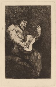Den blinde sangeren av Francisco de Goya