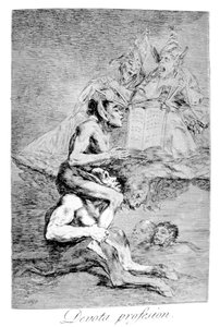 The Devout Profession, 1799 av Francisco de Goya