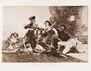 The Disasters of War: Det er allerede for sent (etsing etter tegning av Francisco de Goya