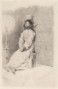 Den garroterte mannen av Francisco de Goya