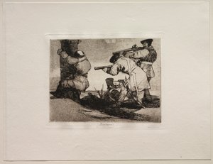 The Horrors of War: Barbarians!. av Francisco de Goya