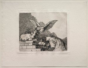The Horrors of War: Feline Pantomime av Francisco de Goya