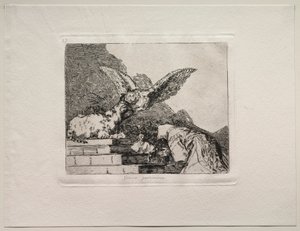 The Horrors of War: Feline Pantomime. av Francisco de Goya