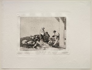 The Horrors of War: Det nytter ikke å gråte ut av Francisco de Goya