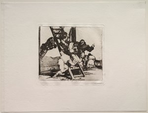 The Horrors of War: Det er et vanskelig steg! av Francisco de Goya