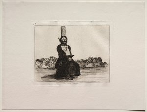 The Horrors of War: På grunn av en kniv av Francisco de Goya