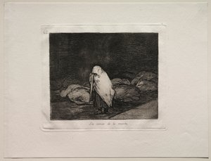 The Horrors of War: The Beds of Death. av Francisco de Goya