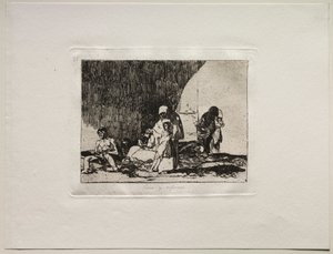 The Horrors of War: The Healthy and the Sick. av Francisco de Goya