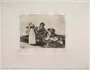 The Horrors of War: The Worst is to Beg av Francisco de Goya