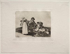 The Horrors of War: The Worst is to Beg. av Francisco de Goya