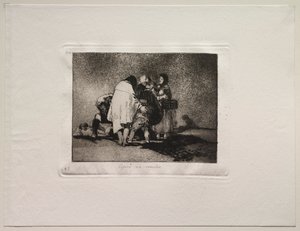 The Horrors of War: Det var ingenting å gjøre, og han døde. av Francisco de Goya