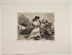 The Horrors of War: They Dont Like It. av Francisco de Goya