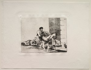 The Horrors of War: To The Cemetery. av Francisco de Goya
