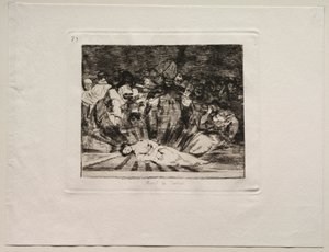 The Horrors of War: Truth Has Died. av Francisco de Goya
