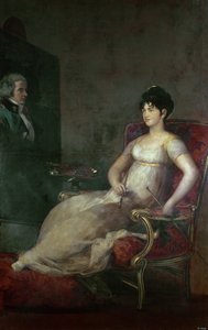 Marquesa de Villafranca-maleriet hennes mann, 1804 av Francisco de Goya