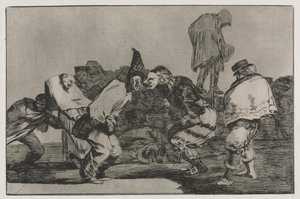 Ordspråkene: Carnival Folly, 1864. av Francisco de Goya