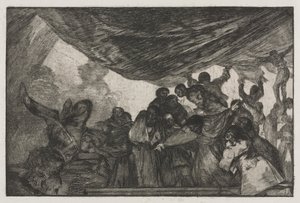 Ordspråkene: Klar dårskap, 1864. av Francisco de Goya