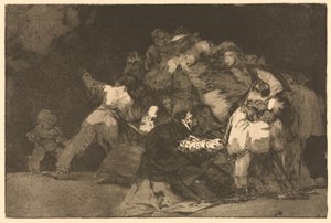 Ordspråkene: General Folly, 1864. av Francisco de Goya