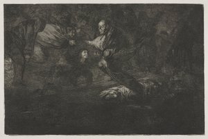 Ordspråkene: Gud skaper dem og de går sammen, 1864. av Francisco de Goya