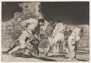 Ordspråkene: The Folly of Fury, 1864. av Francisco de Goya