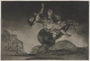 Ordspråkene: Hestebortføreren av Francisco de Goya