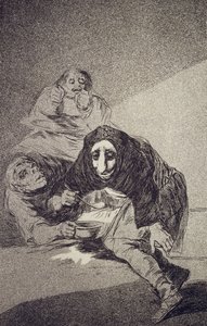 Den skammelige Capricho No 54 av Francisco de Goya