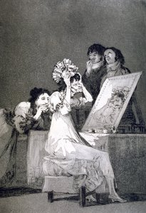 Inntil døden, 1799 av Francisco de Goya