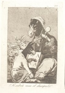 Vet eleven mer enn læreren? av Francisco de Goya
